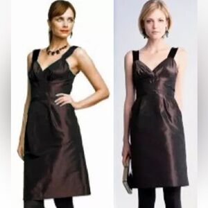 Banana Republic Iridescent Plum and black Cocktail Dress